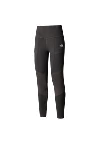 Legginsy damskie The North Face Felik 0A89TYXIL1 - szare. Kolor: szary. Materiał: poliester, elastan. Sezon: zima. Styl: klasyczny