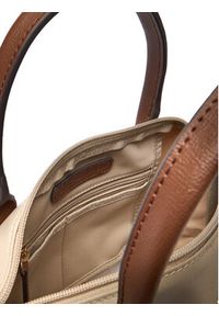 TOMMY HILFIGER - Tommy Hilfiger Torebka Popette Mini Tote AW0AW17709 Brązowy. Kolor: brązowy #4
