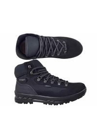 Buty trekkingowe męskie Grisport Nero Scamosciato. Wysokość cholewki: za kostkę. Zapięcie: sznurówki. Kolor: niebieski. Materiał: guma, skóra, tkanina, materiał, syntetyk. Szerokość cholewki: normalna