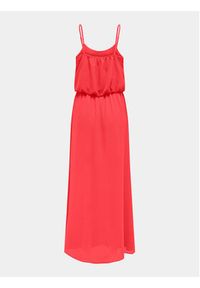 only - ONLY Sukienka letnia Winner 15177381 Czerwony Regular Fit. Kolor: czerwony. Materiał: syntetyk. Sezon: lato