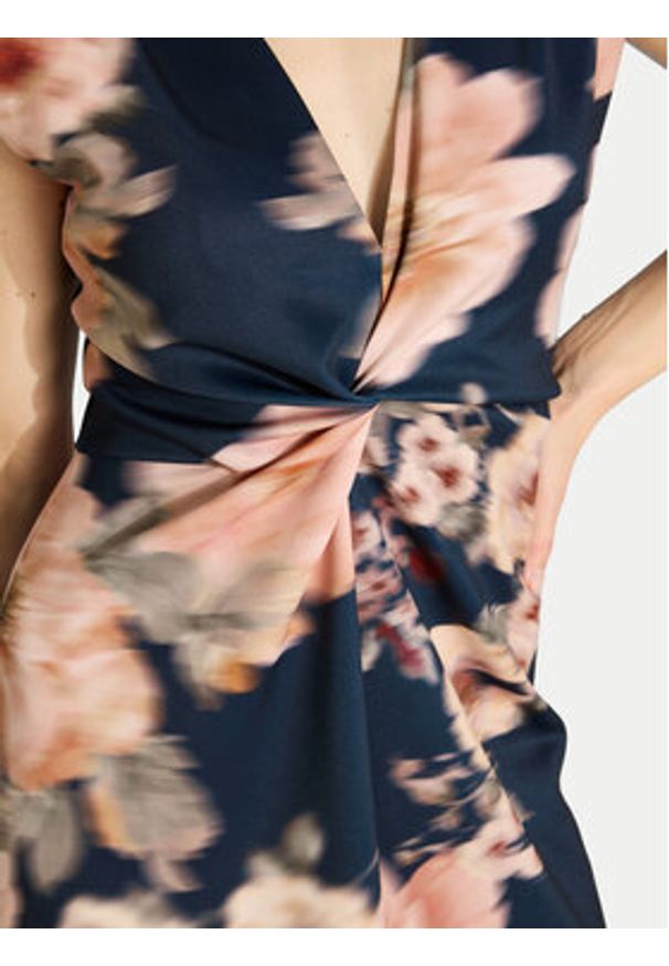 Swing Sukienka koktajlowa 5AK14700 Granatowy Regular Fit. Kolor: niebieski. Materiał: syntetyk. Styl: wizytowy