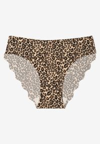Born2be - Panterkowe Bezszwowe Majtki Figi Silurisse. Stan: podwyższony. Kolekcja: plus size