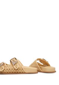 Patrizia Pepe Klapki PPJ384.02 Beżowy. Kolor: beżowy. Materiał: skóra #3