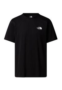 The North Face T-Shirt Vertical NF0A8EE7 Czarny Regular Fit. Kolor: czarny. Materiał: bawełna