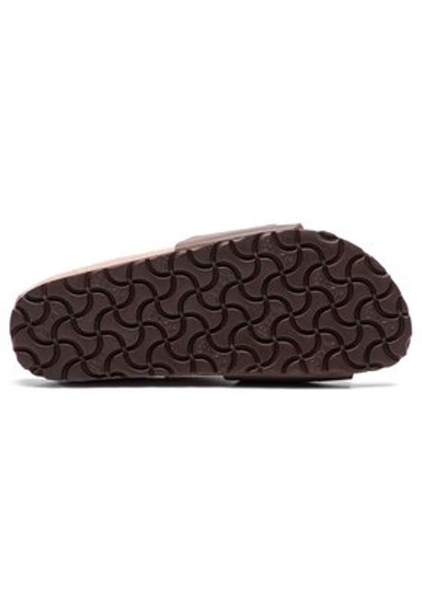 Birkenstock Klapki Madrid Bs 0040393 Brązowy. Kolor: brązowy. Materiał: skóra
