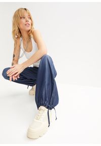 bonprix - Dżinsy Wide Leg z lejącego lyocellu. Kolor: niebieski #2