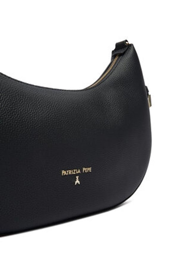 Patrizia Pepe Torebka 8B0311/L001-K103 Czarny. Kolor: czarny. Materiał: skórzane
