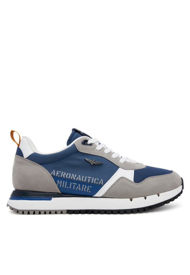 Aeronautica Militare Sneakersy 251SC283CT3544 Granatowy. Kolor: niebieski. Materiał: skóra, zamsz