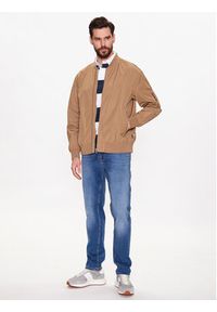 Lindbergh Kurtka bomber 30-321000 Brązowy Regular Fit. Kolor: brązowy. Materiał: syntetyk, bawełna #5