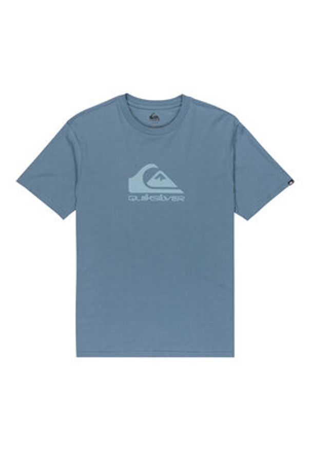 Quiksilver T-Shirt Ev Comp Logo EQYZT08182 Niebieski Regular Fit. Kolor: niebieski. Materiał: bawełna