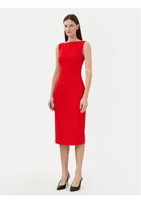 Calvin Klein Sukienka koktajlowa K20K208140 Czerwony Slim Fit. Kolor: czerwony. Materiał: syntetyk. Styl: wizytowy #1