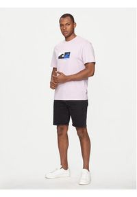 Jack & Jones - Jack&Jones T-Shirt Jormarbella 12255569 Fioletowy Relaxed Fit. Kolor: fioletowy. Materiał: bawełna