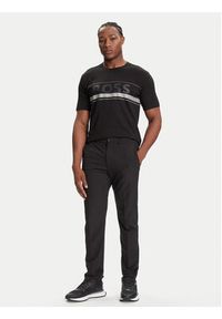 BOSS T-Shirt Iconic Zone 50550113 Czarny Regular Fit. Kolor: czarny. Materiał: bawełna #4