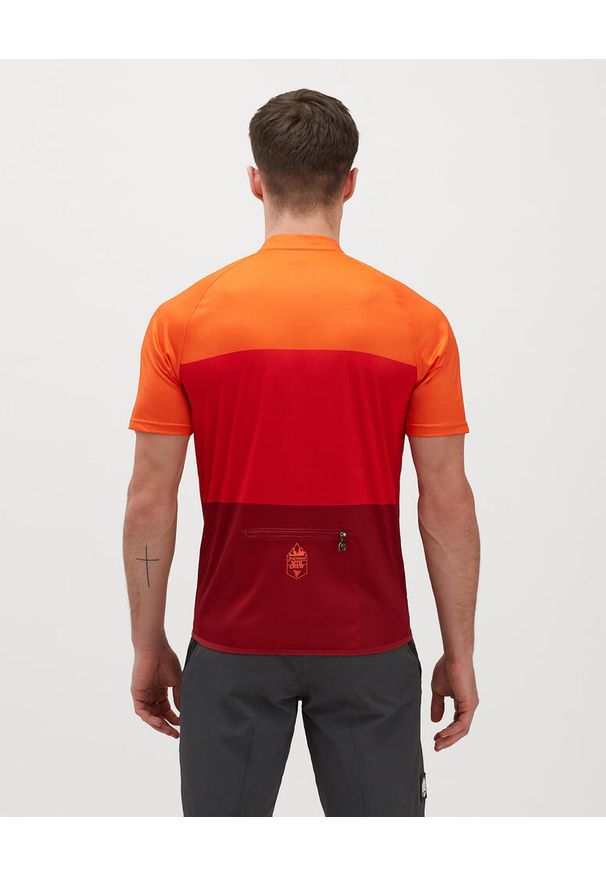 Koszulka rowerowa męska Silvini Jersey Turano Pro. Kolor: wielokolorowy, brązowy, czerwony, pomarańczowy. Materiał: jersey. Sport: kolarstwo