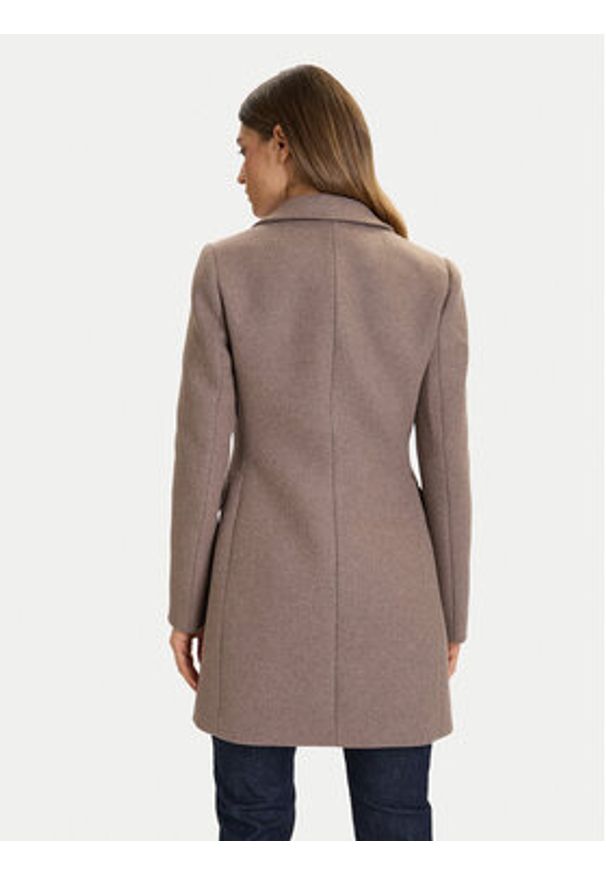 Morgan Płaszcz przejściowy 252-GCHA Beżowy Regular Fit. Kolor: beżowy. Materiał: syntetyk