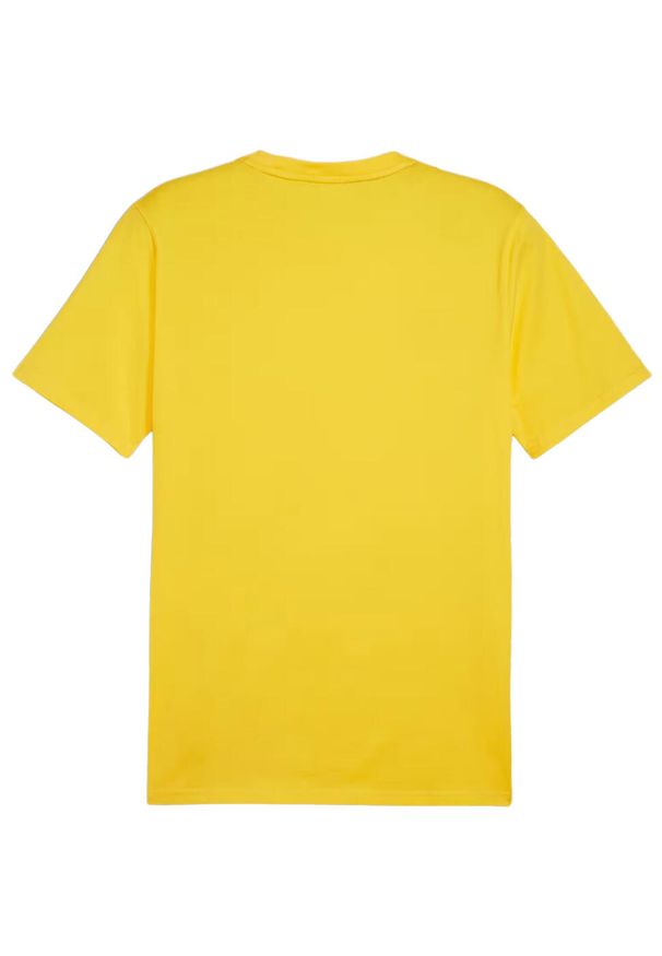 Koszulka męska Puma Team Goal Casuals Tee. Kolor: żółty. Materiał: materiał