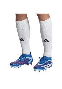 Adidas - Buty piłkarskie adidas Predator Accuracy.1 Sg M IF2296 niebieskie. Zapięcie: sznurówki. Kolor: niebieski. Materiał: guma. Szerokość cholewki: normalna. Sport: piłka nożna #3