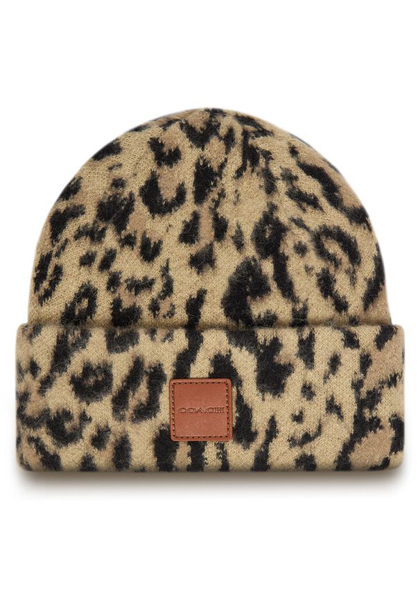 Czapka Coach. Kolor: beżowy