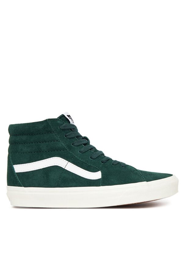 Vans Sneakersy Sk8-Hi VN000BW7EME1 Zielony. Kolor: zielony. Materiał: skóra, zamsz