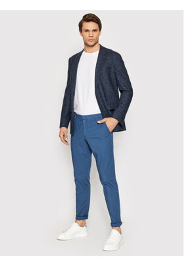 BOSS - Boss T-Shirt Thompson 02 50468972 Biały Regular Fit. Kolor: biały. Materiał: bawełna