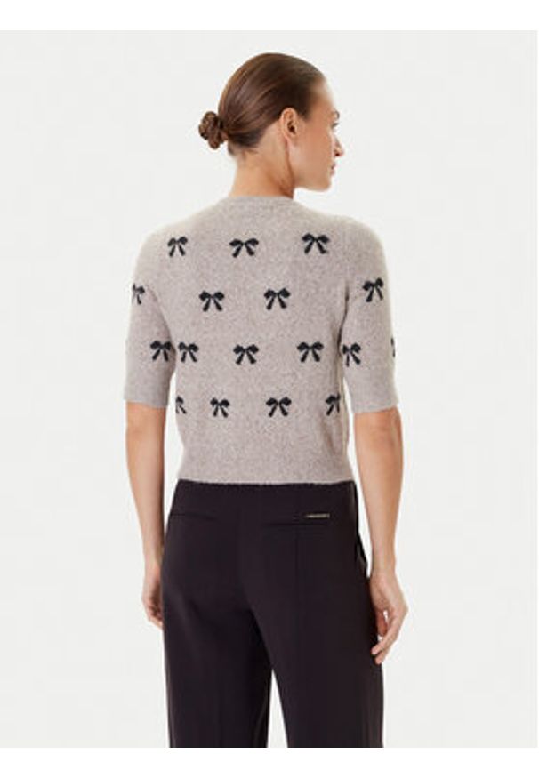 Vero Moda Sweter Doffy 10330793 Beżowy Regular Fit. Kolor: beżowy. Materiał: syntetyk