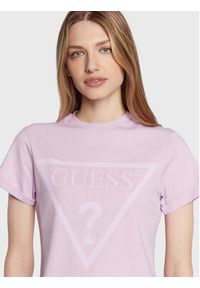 Guess T-Shirt Dianna V2BI06 I3Z14 Fioletowy Regular Fit. Kolor: fioletowy. Materiał: bawełna #5