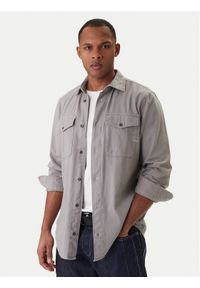 G-Star RAW - G-Star Raw Koszula Marine D24963-D454 Szary Slim Fit. Kolor: szary. Materiał: bawełna. Styl: marine #1