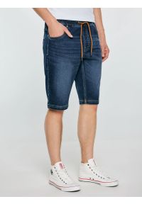 Big-Star - Szorty męskie jeansowe granatowe Parker 537. Kolor: niebieski. Materiał: jeans. Sezon: lato. Styl: sportowy #2