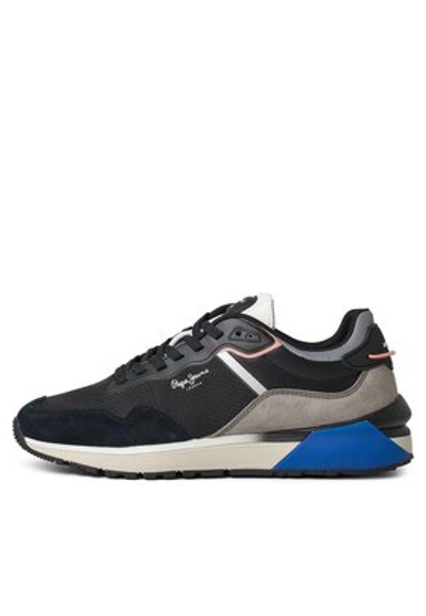 Pepe Jeans Sneakersy PMS31019 Czarny. Kolor: czarny. Materiał: materiał