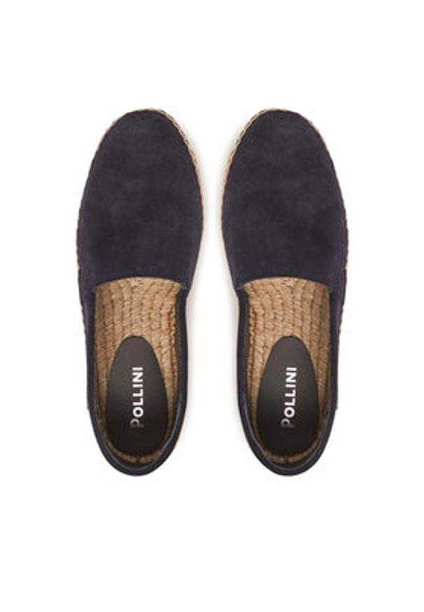 Pollini Espadryle SB10732G0MUB0750 Granatowy. Kolor: niebieski. Materiał: materiał