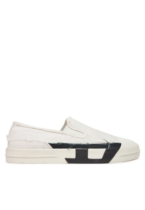 Diesel Tenisówki D-Verse Y03552PR012 HA686 Biały. Kolor: biały. Materiał: materiał