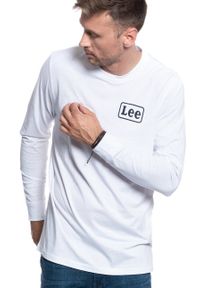 Lee - LEE LEE LS MĘSKA BLUZKA Z DŁUGIM RĘKAWEM STRIPE WHITE L61CBC12. Kolor: biały. Długość rękawa: długi rękaw. Długość: długie #7