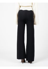 Silvian Heach Spodnie "Flare High Waist" | PGP22345PA | Kobieta | Czarny. Stan: podwyższony. Kolor: czarny. Materiał: nylon, wiskoza. Wzór: aplikacja #6