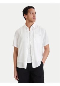 Calvin Klein Jeans Koszula LV04RF120G Biały Regular Fit. Kolor: biały. Materiał: wiskoza #1