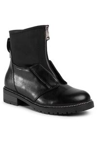 DeeZee Botki WS5169-01 Czarny. Kolor: czarny. Materiał: skóra #7