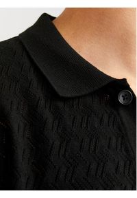 Jack & Jones - Jack&Jones Koszula Tyler 12272863 Czarny Loose Fit. Kolor: czarny. Materiał: bawełna