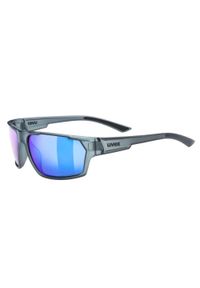 Okulary Uvex przeciwsłoneczne SportStyle 233 P Mirror Blue 5540 Polavision. Kolor: fioletowy, szary, niebieski, wielokolorowy. Sport: turystyka piesza