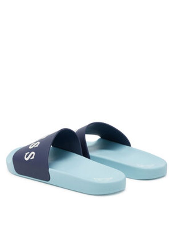 Guess Klapki F5GZ06 BB00F Granatowy. Kolor: niebieski. Materiał: syntetyk