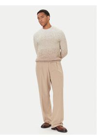 Guess Sweter M5BR39 Z0932 Beżowy Regular Fit. Kolor: beżowy. Materiał: syntetyk #3