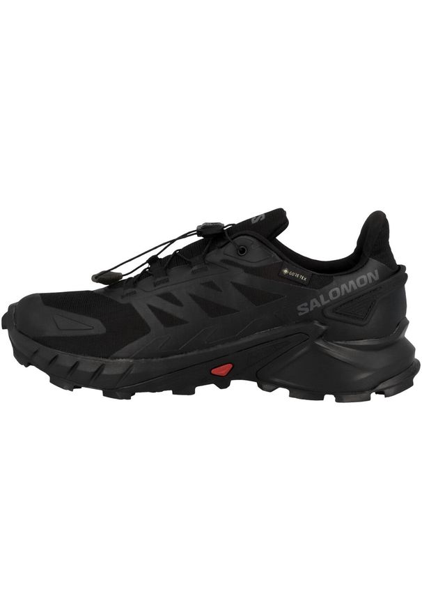 salomon - Buty do biegania męskie Salomon Supercross 4 Gtx. Kolor: czarny, wielokolorowy. Materiał: guma, syntetyk, tkanina, materiał. Technologia: Gore-Tex. Sport: bieganie