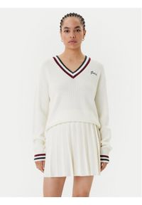 Guess Sweter V5BR01 Z1152 Écru Regular Fit. Materiał: akryl