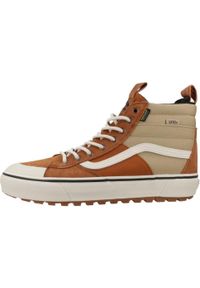 Tenisówki Vans Model Mte Sk8-hi Waterproof Kolor Brązowy. Kolor: brązowy. Materiał: tkanina, skóra