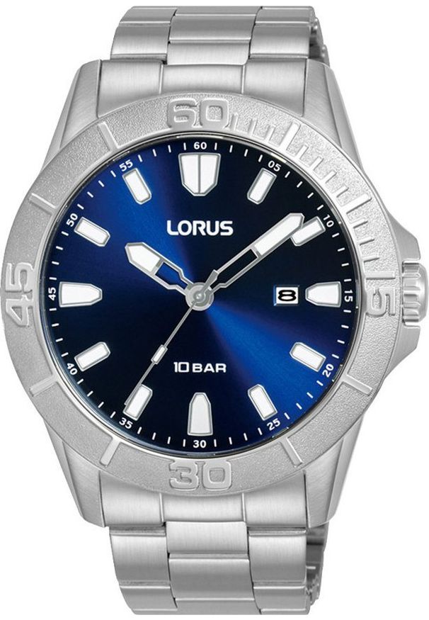 Zegarek Lorus Zegarek męski Lorus RH941QX9 srebrny. Kolor: srebrny