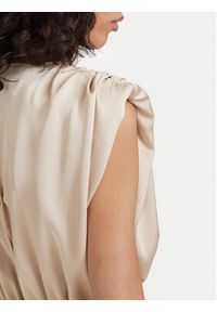 ACCESS FASHION Sukienka wieczorowa 63-3309-122 Kremowy Regular Fit. Kolor: kremowy. Materiał: syntetyk. Styl: wizytowy #5