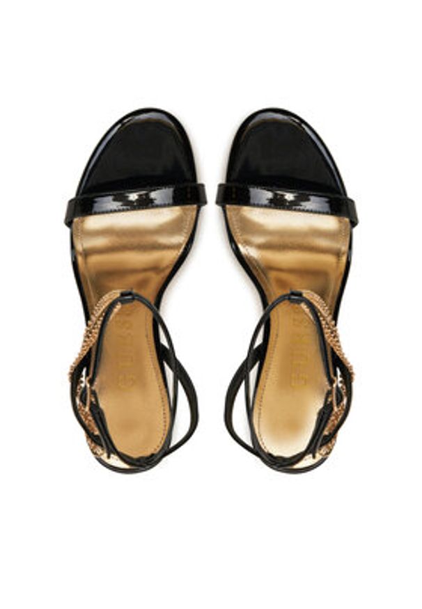 Guess Sandały Miamy FLDMIA PAF03 Czarny. Kolor: czarny. Materiał: skóra