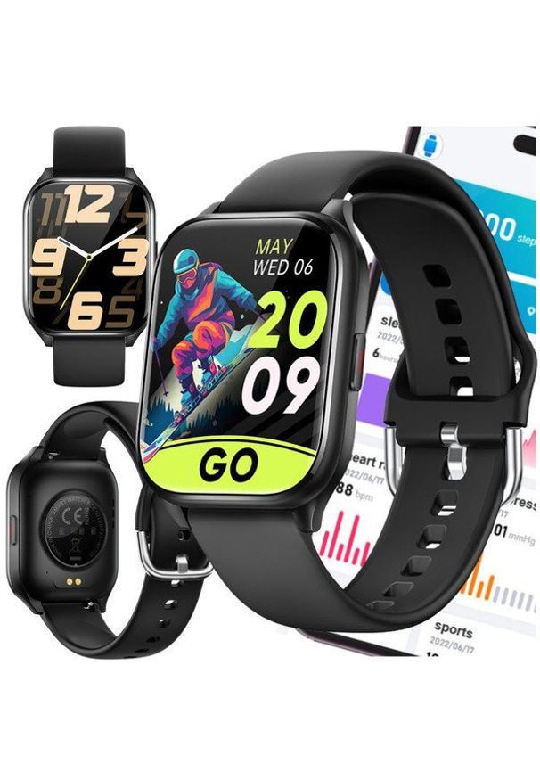 Diaway - SMARTWATCH WATCH ZEGAREK SPORTOWY SMARTBAND WODOODPORNY PULSOMETR SPORT KT73S. Rodzaj zegarka: smartwatch. Styl: sportowy