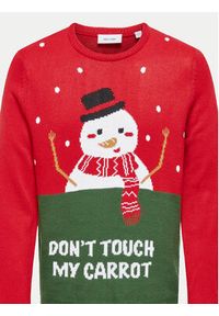 Only & Sons Sweter Xmas 22031170 Czerwony Regular Fit. Kolor: czerwony. Materiał: syntetyk #5