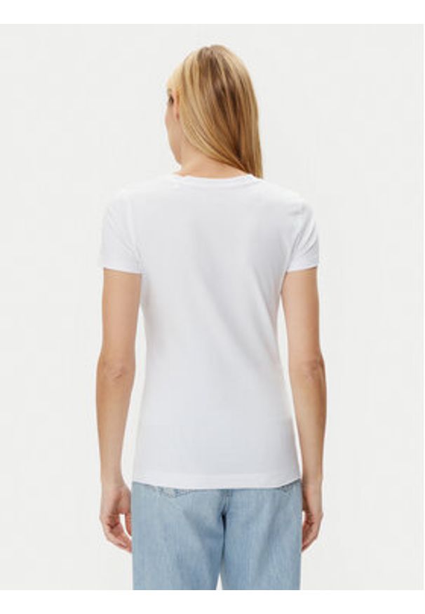 Guess T-Shirt W5GI14 J1314 Biały Regular Fit. Kolor: biały. Materiał: bawełna