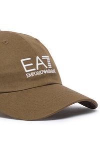 EA7 Emporio Armani Czapka z daszkiem 7X000592 AF15502 MZ834 Brązowy. Kolor: brązowy. Materiał: bawełna #3