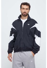 adidas Originals bluza męska kolor czarny wzorzysta. Kolor: czarny. Materiał: materiał #1